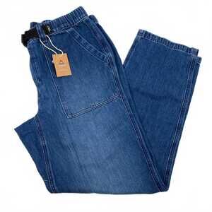 Passenger Medium Wash Adventure Belted Jeans | Men’s 34 Regular